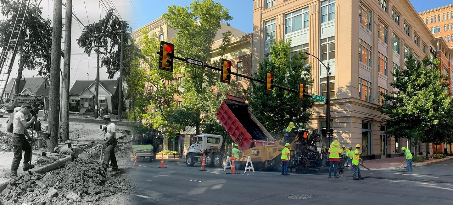 waste tire rubber asphalt paving history